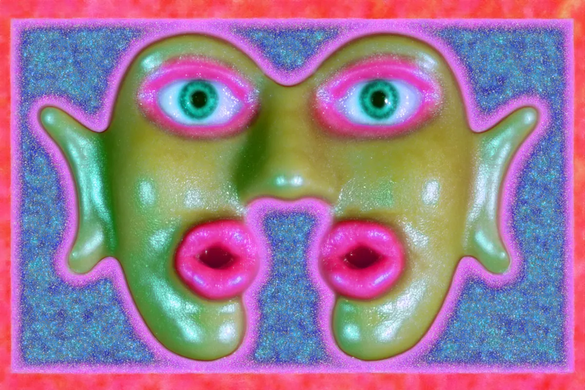 VARIABLE COLOR MIRROR PRINT — surreal contemporary art poster from the Occult collection by VIZN.DESIGN